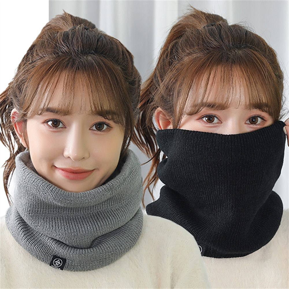 Wool Scarf Men - Moda Yumuşak Örme Boyun Isıtıcısı Kalın