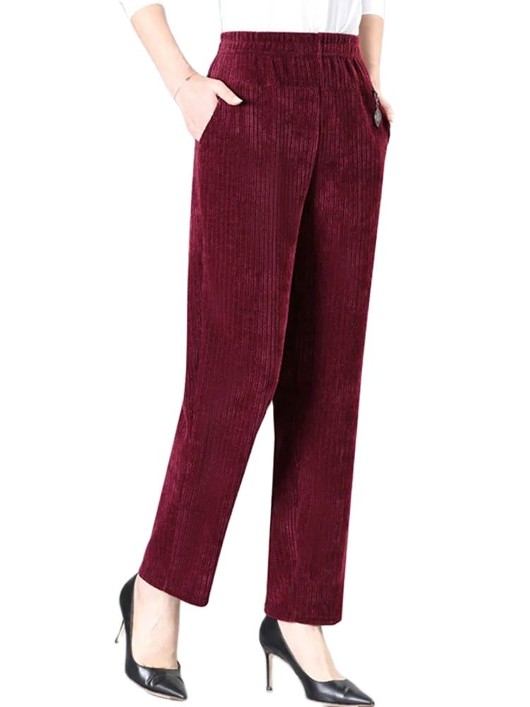 Corduroy Pant Warm - Boy XL-8XL Kadife Pantolon Orta Yaş