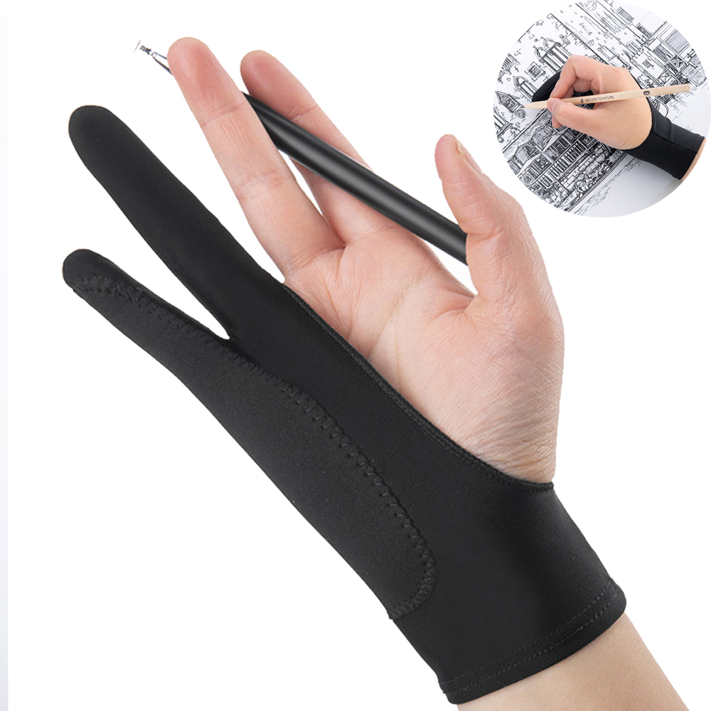 Touch Screen Gloves - 1 Adet İki Parmaklı El Boyama