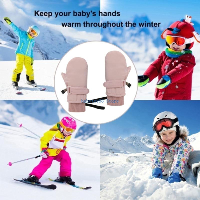 Snow Glove Insulated - Y4UD Çocuk Yalıtımlı Kar Soğuk Havalar
