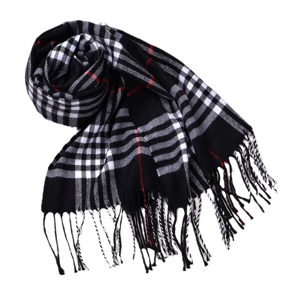 Wool Scarf Men - İngiliz Tarzı Kış Atkılar Sahte Kaşmir