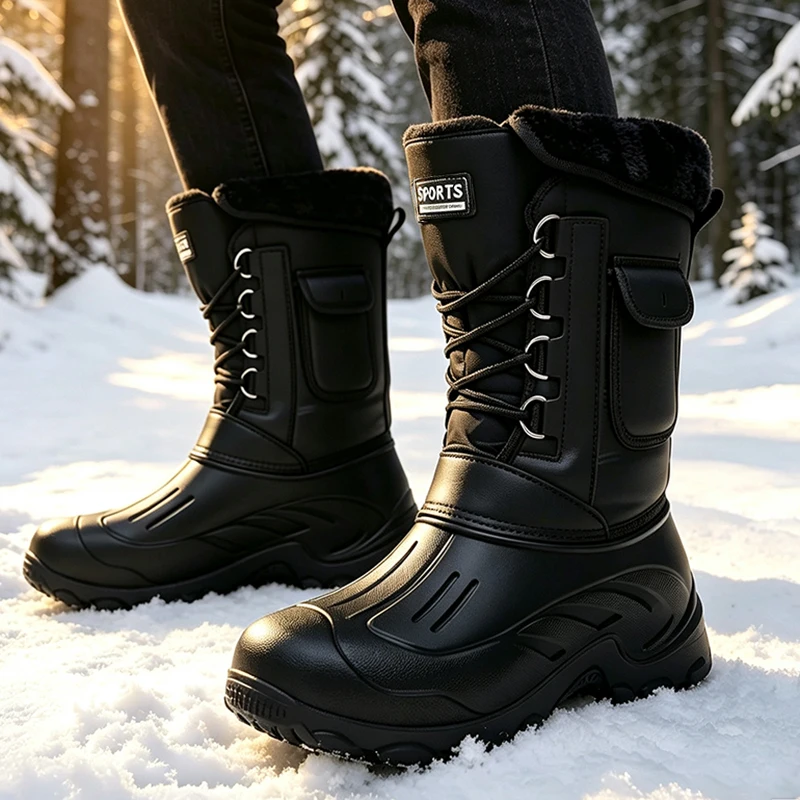 Waterproof Winter Boot - Erkek Kışlık Kar Botları Açık Hava