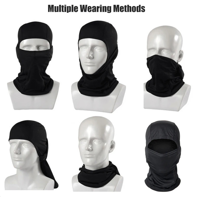 Balaclava Ski Mask - Kamuflaj Balaklava Şapka Bisiklet Tam Yüz