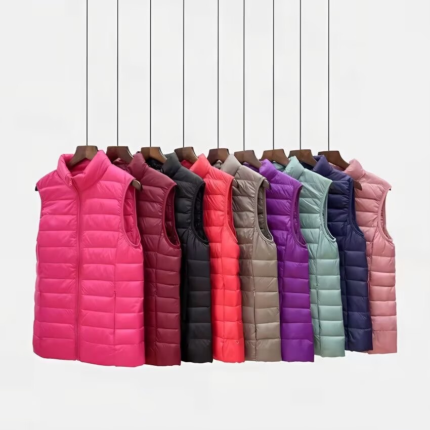 Down Jacket Packable - Kadın Kolsuz Yelek Ceketler Kış Modası