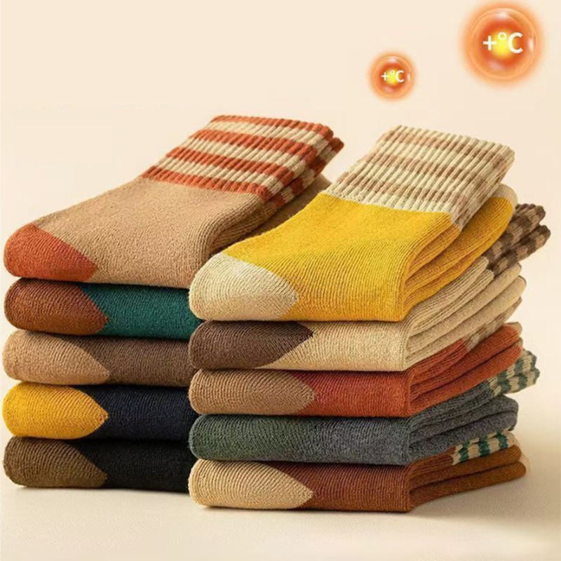 Thermal Sock Wool - Kalın kadın orta tüp çorap kış