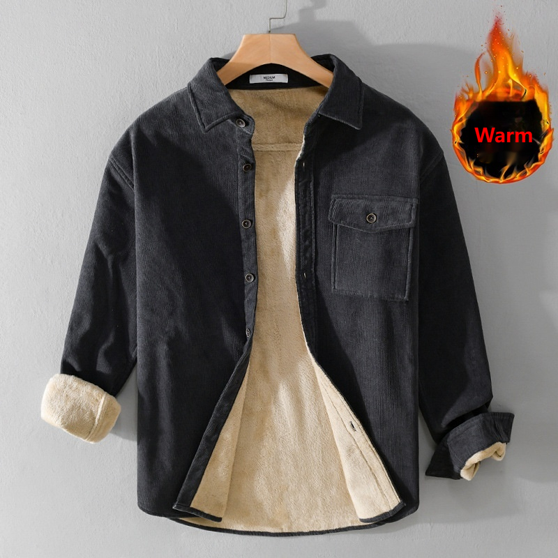Erkek Kordonlu Gömlek Ceket Ka - Flannel Shirt Lined incelemesi ve fiyatı