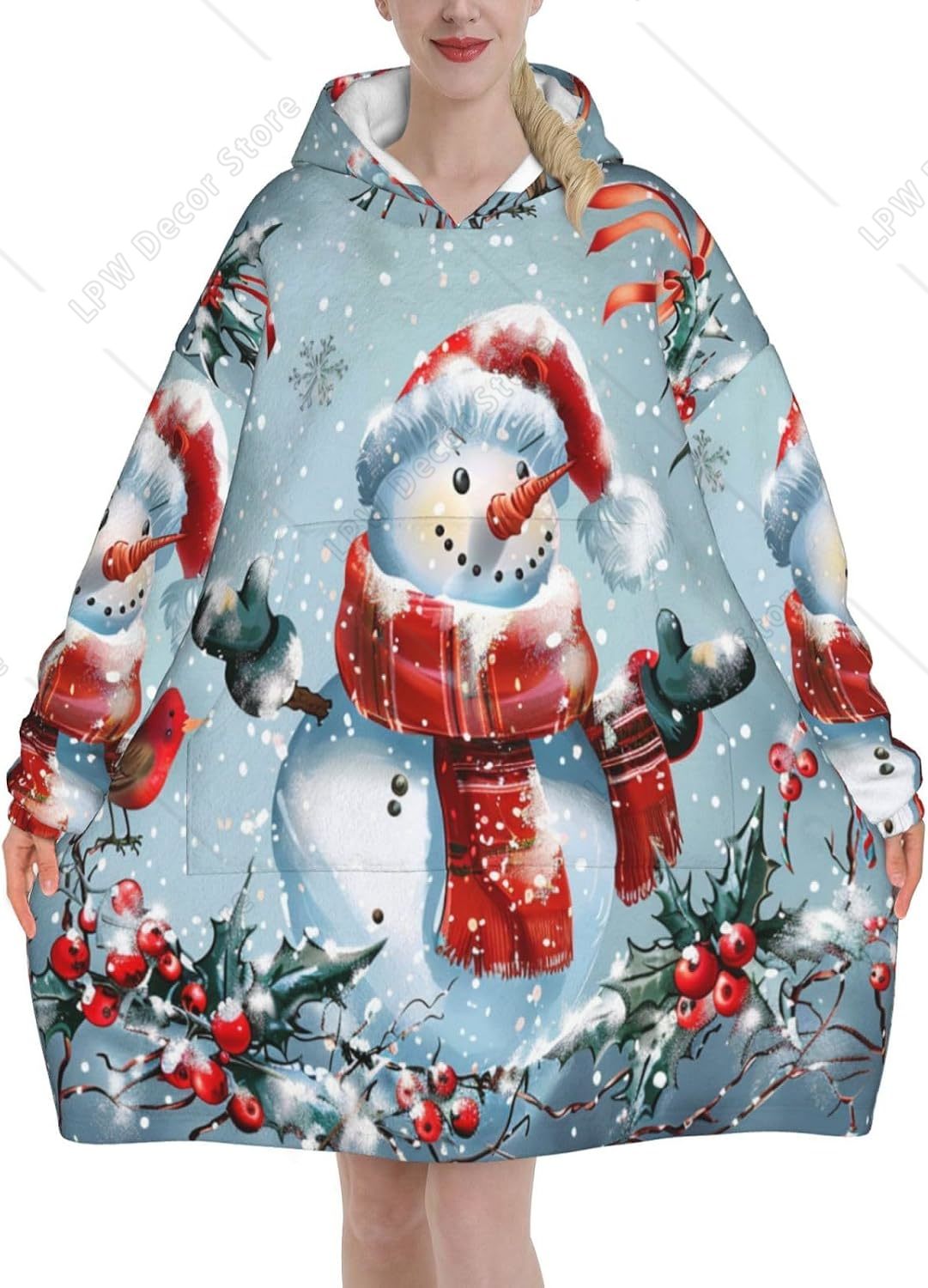 Noel Kardan Adamı Giyilebilir  - Sherpa Hoodie Fleece incelemesi ve fiyatı