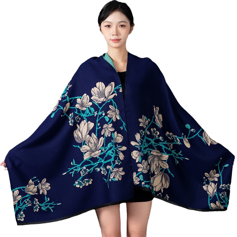 Kadın Kış Şal Kaşmir Eşarp Çiç - Shawl Wrap Winter incelemesi ve fiyatı
