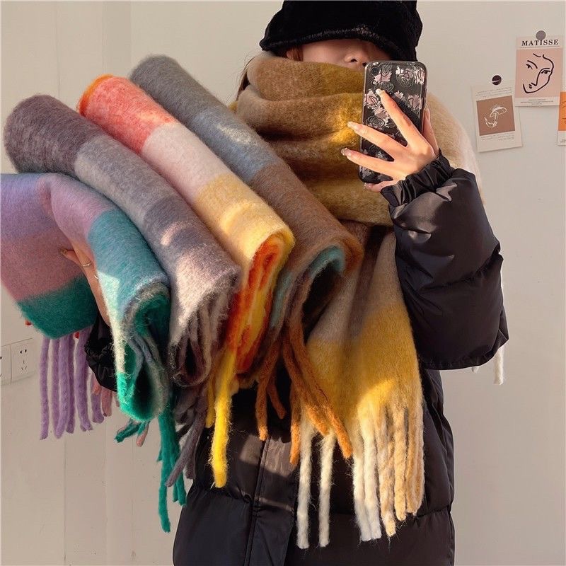 2025New Kış Kalın Sıcak Eşarp  - Cashmere Pashmina Wrap incelemesi ve fiyatı
