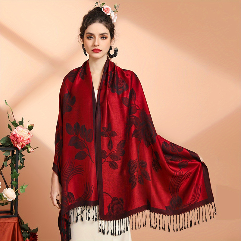 Püskül battaniye tasarım kalın - Cashmere Pashmina Wrap incelemesi ve fiyatı