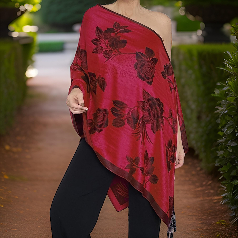 Püskül battaniye tasarım kalın - Cashmere Pashmina Wrap incelemesi ve fiyatı