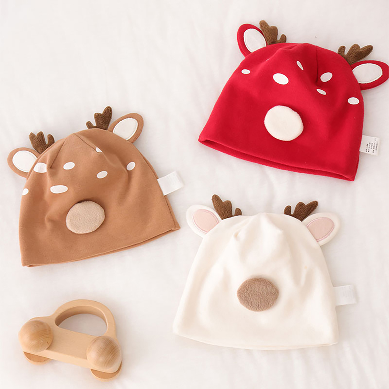 Sevimli Küçük Geyik Bebek Feta - Knit Beanie Hat Warm incelemesi ve fiyatı