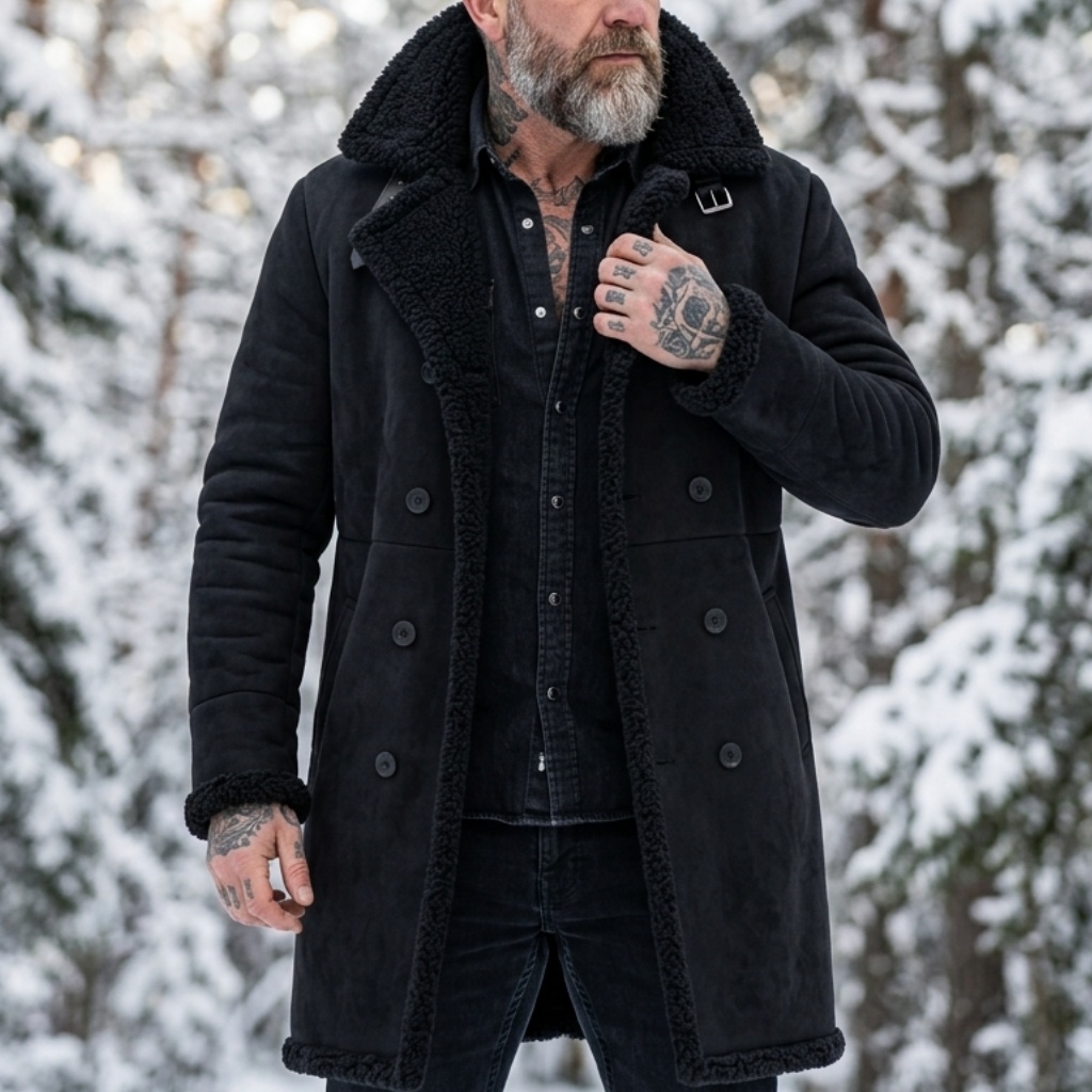 Erkek Suni Süet Kürk Astarlı K - Down Jacket Packable incelemesi ve fiyatı