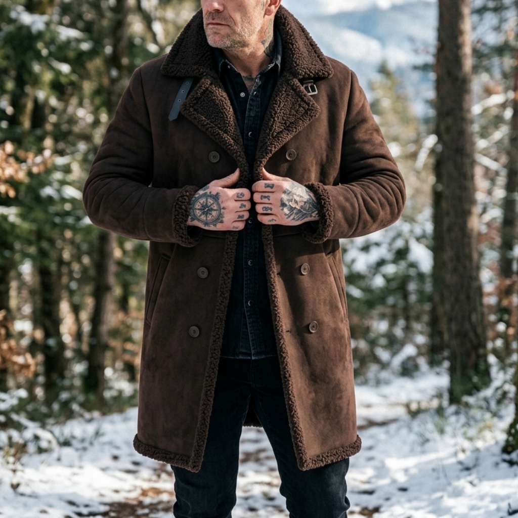 Erkek Suni Süet Kürk Astarlı K - Down Jacket Packable incelemesi ve fiyatı