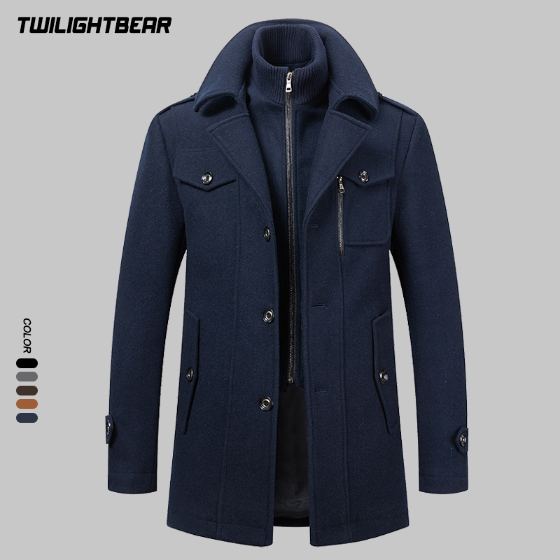 Kışlık Erkek Yünlü Palto Büyük - Wool Coat Peacoat incelemesi ve fiyatı
