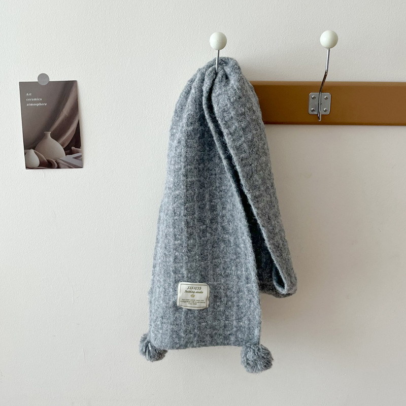 Kışlık top desenli örgü yün at - Wool Scarf Men incelemesi ve fiyatı