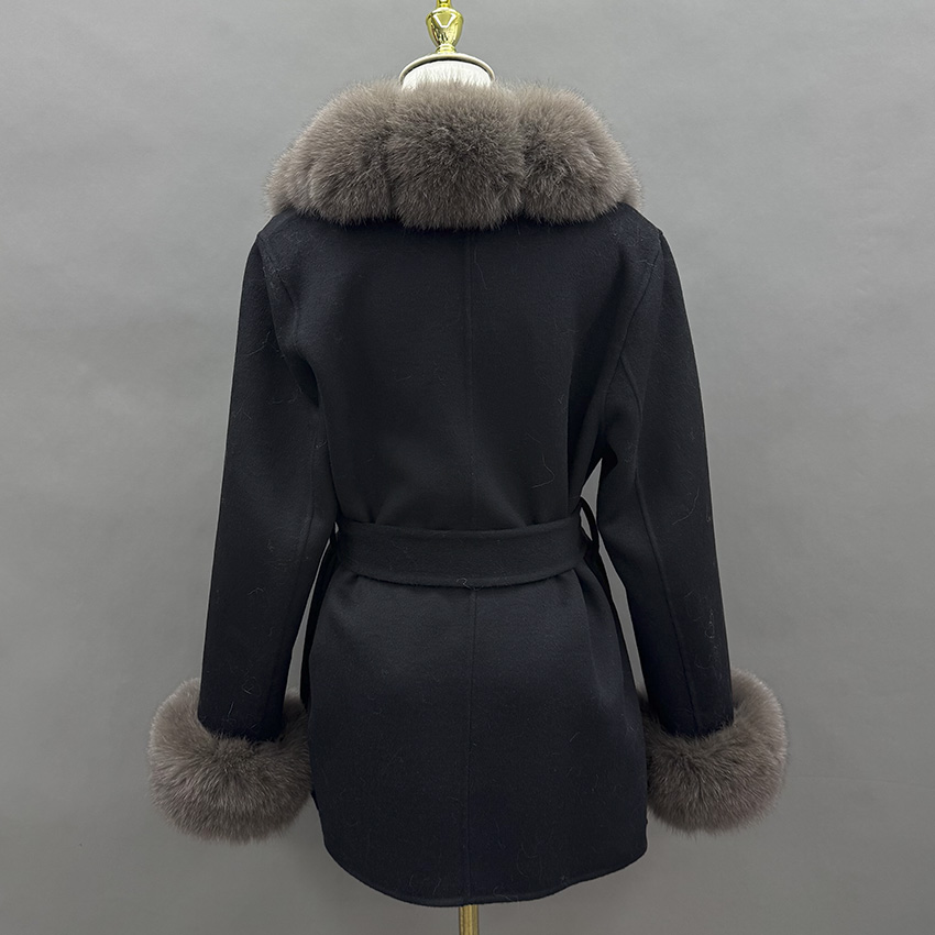 JANEFUR 2026 Gerçek Tilki Kürk - Wool Coat Peacoat incelemesi ve fiyatı