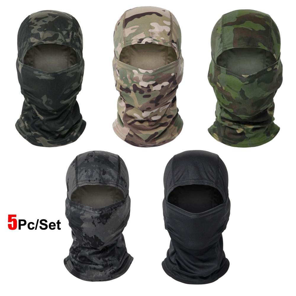 5 Adet Camo Balaclava Tam Yüz  - Balaclava Ski Mask incelemesi ve fiyatı