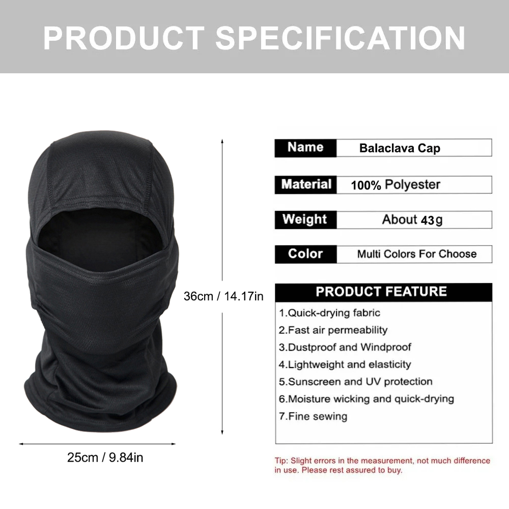 5 Adet Camo Balaclava Tam Yüz  - Balaclava Ski Mask incelemesi ve fiyatı