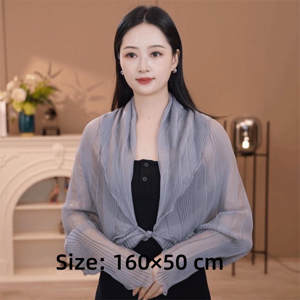 Düz Renk Güneş Korumalı Üst Yu - Shawl Wrap Winter incelemesi ve fiyatı