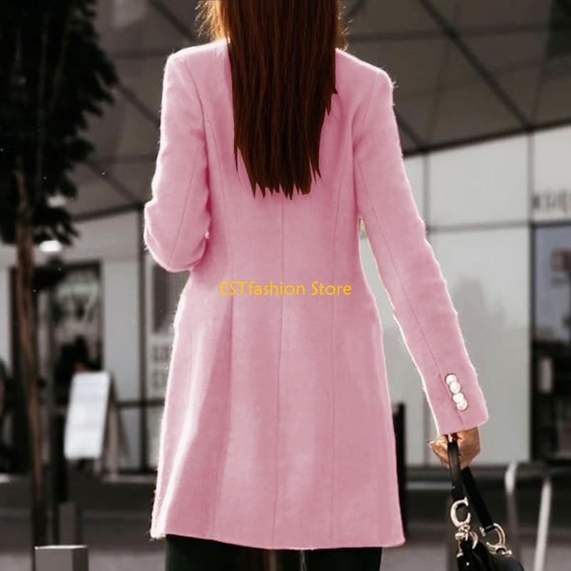 Y5GC Bayan Sonbahar Kış Yün Mo - Wool Coat Peacoat incelemesi ve fiyatı