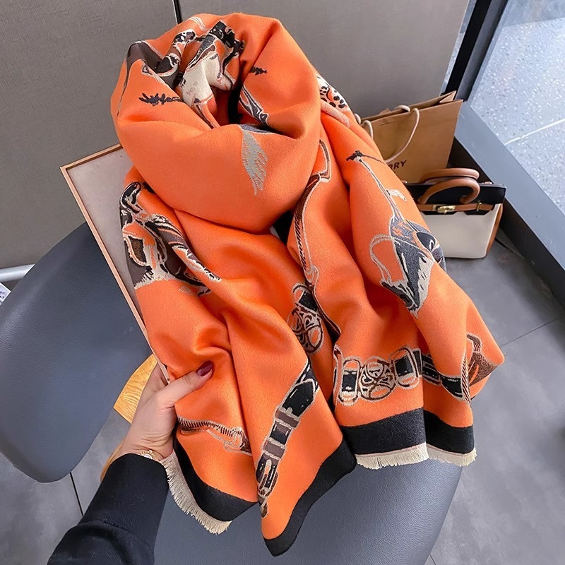 Retro Rider At Taklidi Kaşmir  - Shawl Wrap Winter incelemesi ve fiyatı