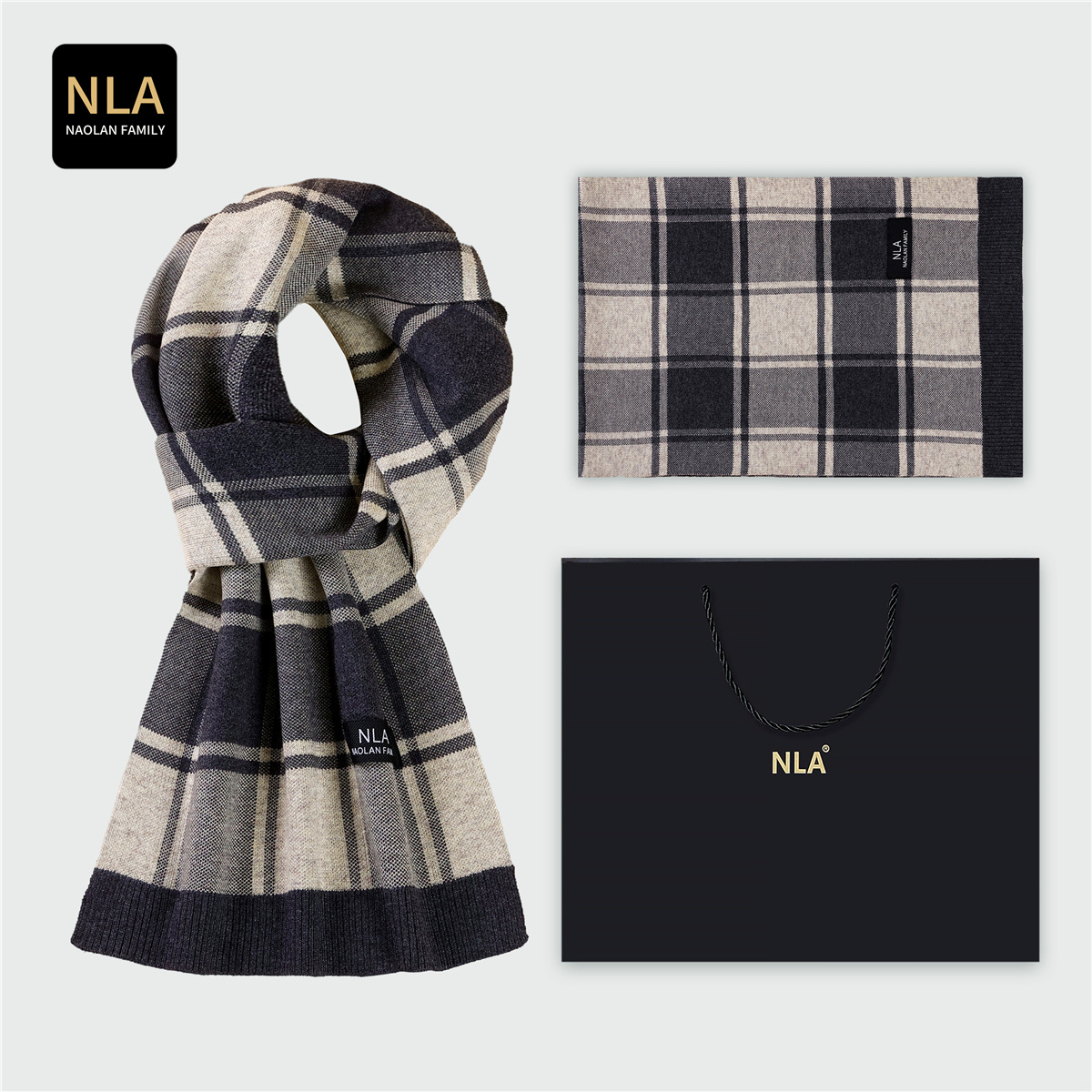Hediye Kutusu Örme Erkek Yün E - Wool Scarf Men incelemesi ve fiyatı