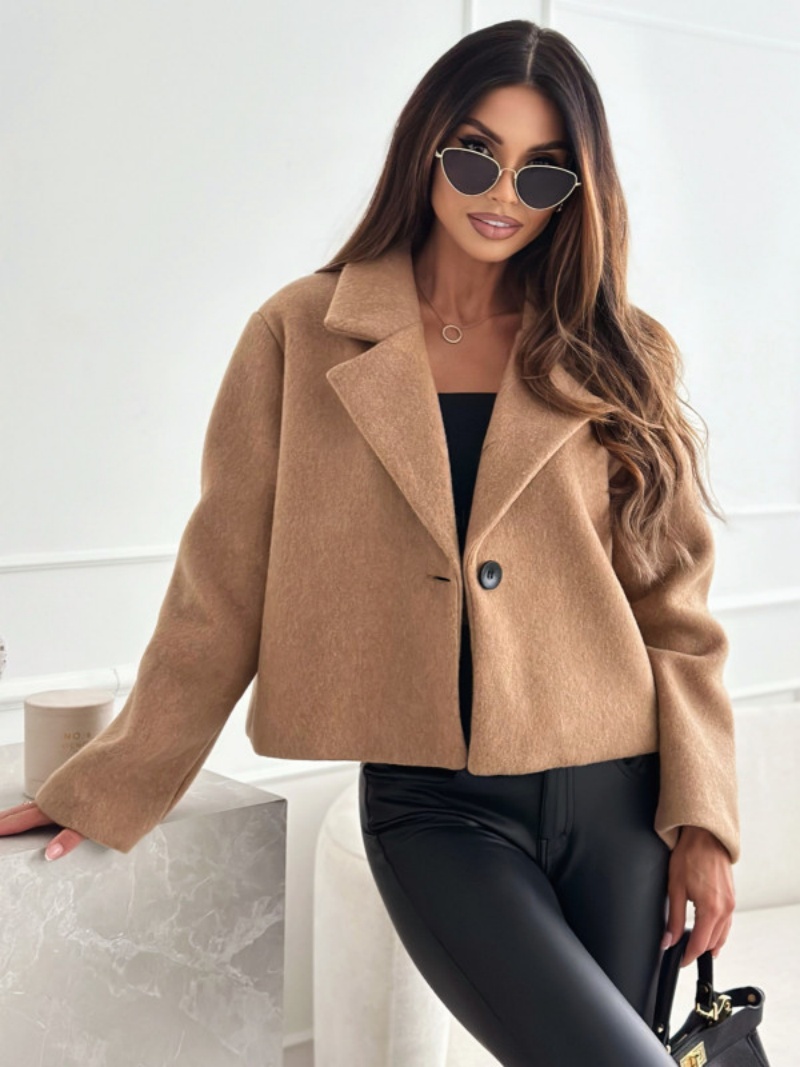 Kadınlar için Kırpılmış Trençk - Wool Coat Peacoat incelemesi ve fiyatı