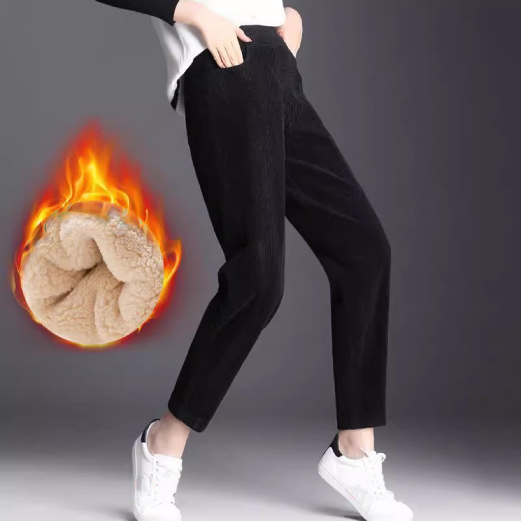 1 adet Kadın Sonbahar Kış Pelu - Corduroy Pant Warm incelemesi ve fiyatı